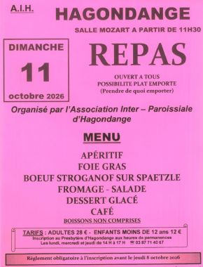 Repas inter-paroissial 